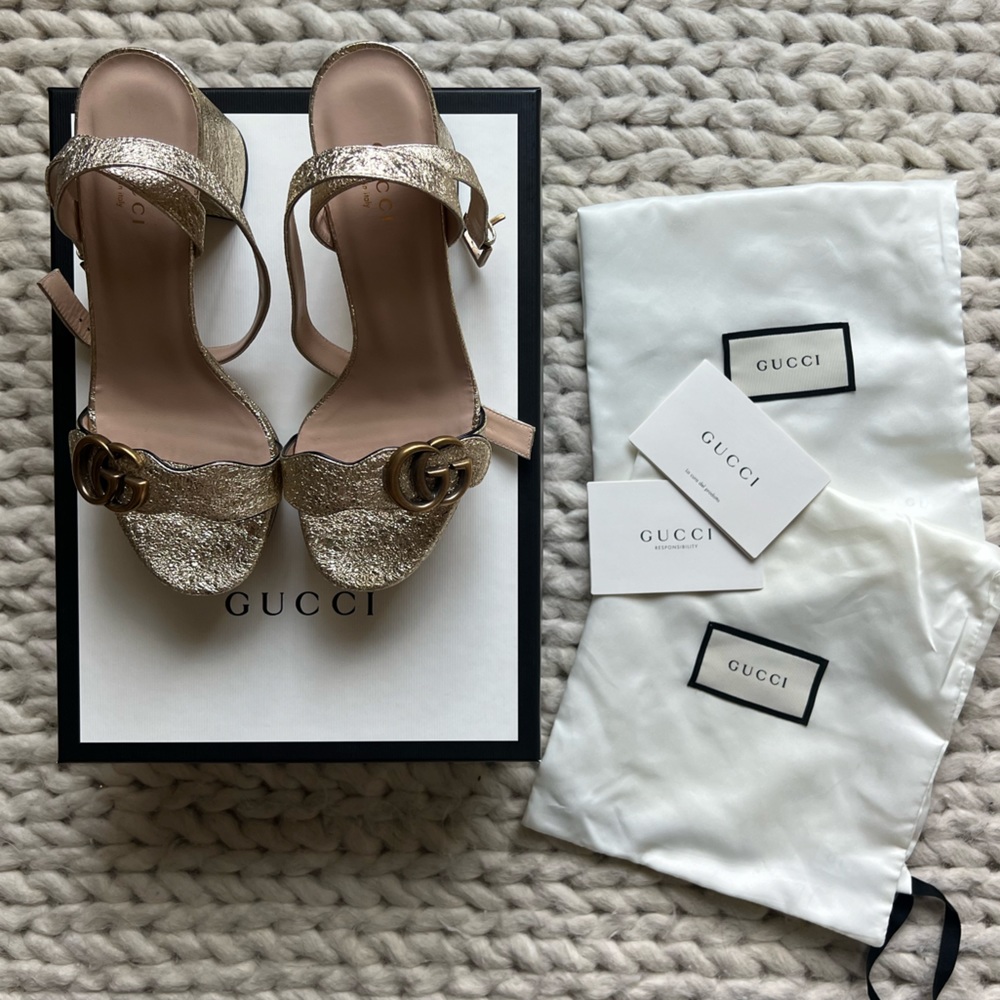 Gucci Marmont Platform Sandal